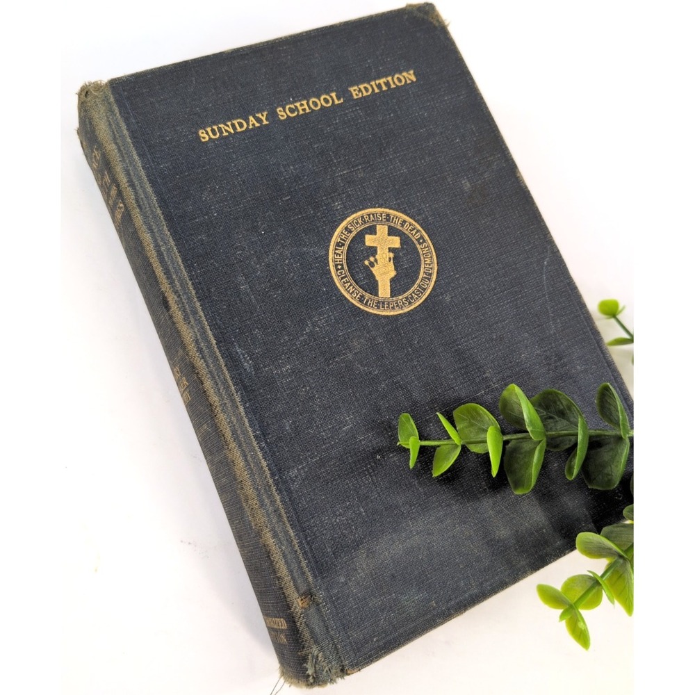 RARE SUNDAY SCHOOL ED🌿Science Health Key to the Scriptures Mary Baker Eddy 1934